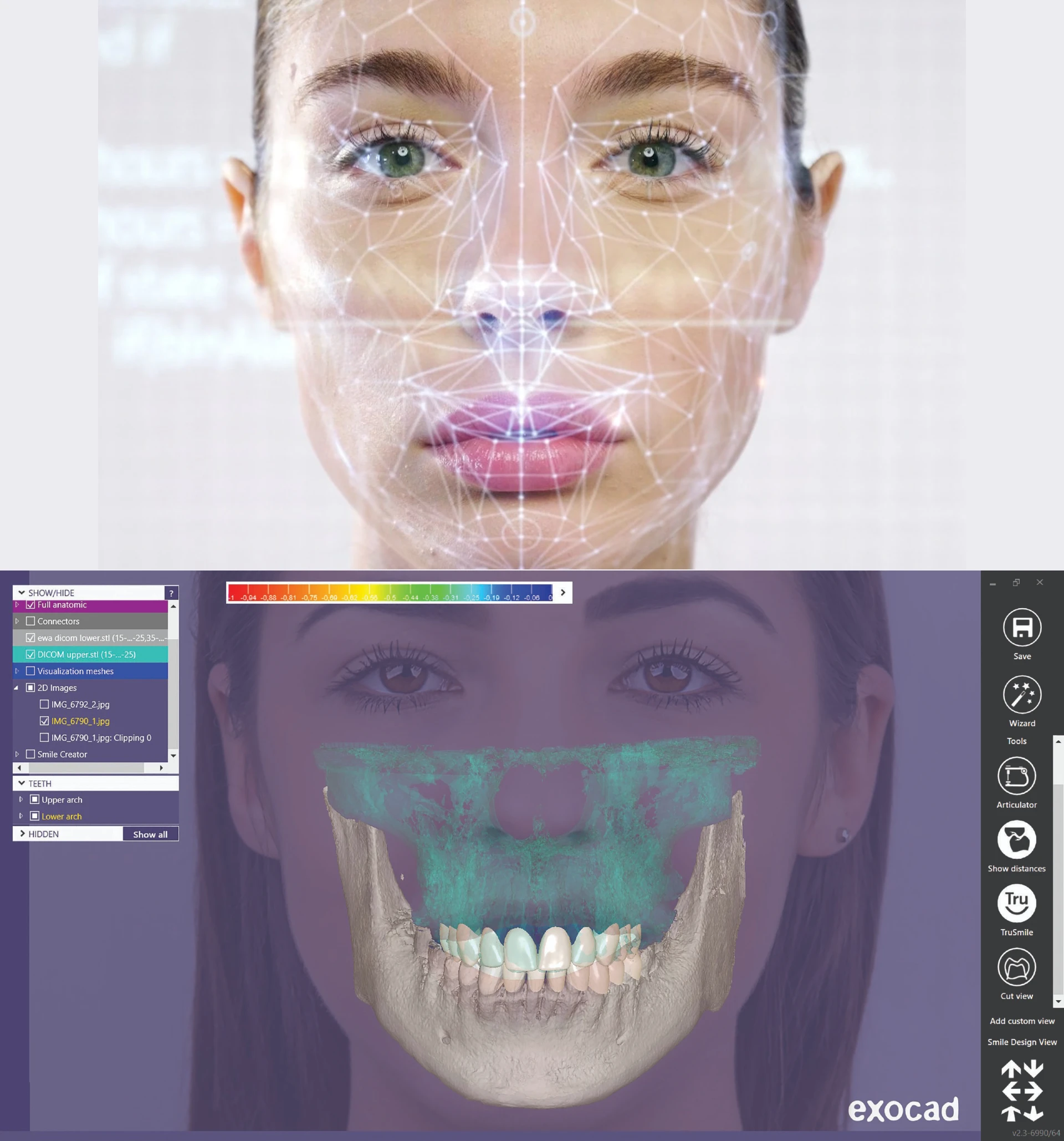 Facial scanner at PRACTICENAME